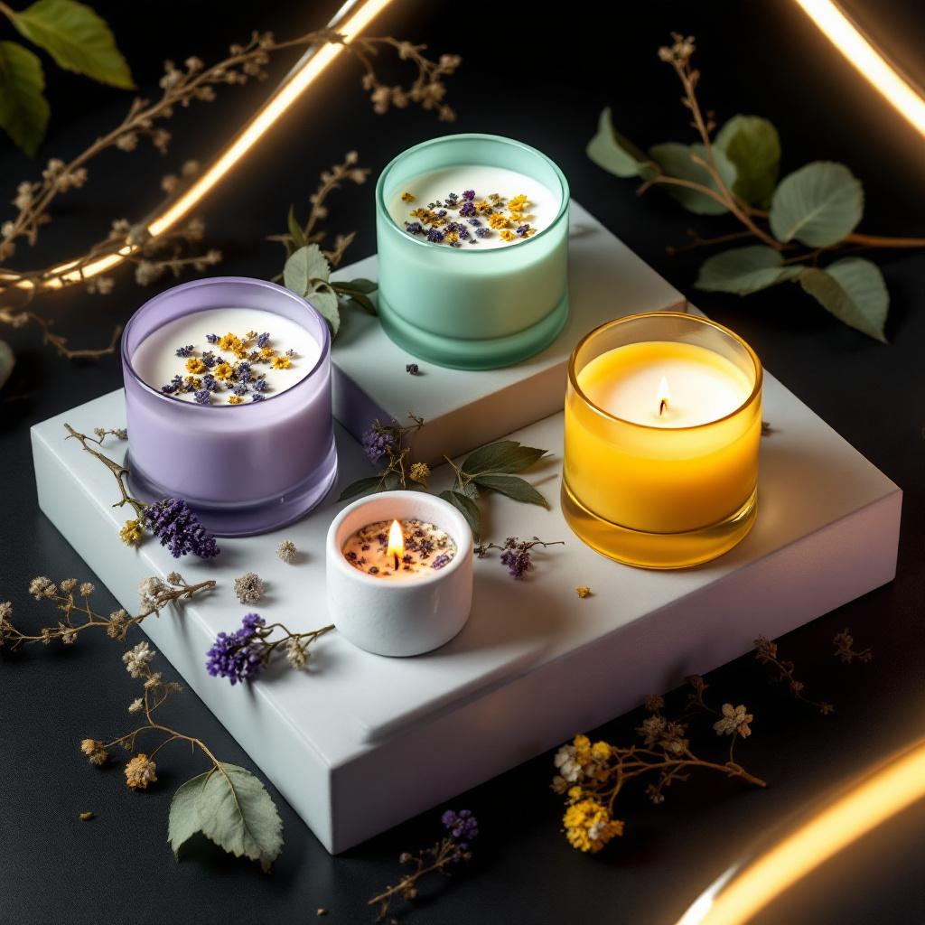 Botanical Harmony Candle Set